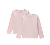 AMOMÍ Camiseta Niña Manga Larga Basica Termica Cuello Redondo Algodón Suave Elastico Otoño Invierno Tallas 3,4,5,6,8,10 Años Color Blanco Gris Rosa… (3 Años, Rosa x2)