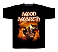 Amon Amarth - Death in Fire Mens T Shirt 100% Cotton - Viking Metal Size S