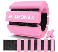 Amonax Adjustable Pesas Para Tobillos, Tobilleras Gimnasio Pesas Tobillos Para Mujeres Y Hombres, 2x1kg Pesas Tobilleras, Pesas Muñecas De Pilates, Pesas Para Muñecas Y Tobillos Para Yoga, Danza