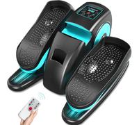 Amonax Pedaleador Electrico, Mini Elíptica Eléctrica, Elíptica Motorizada con Control Remoto, Maquina Andar Sentado Cardiovascular Debajo del Escritorio, Ejercitador De Piernas para Uso Doméstico