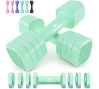 Amonax Pesas Y Mancuernas, 1-5kg Pesas Ajustables, Material de Gimnasio