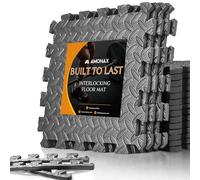 Amonax Tapetes de Piso entrelazados para Ejercicio, tapetes de Espuma EVA, tapetes de Rompecabezas para niños, tapetes de Piso para Piscina, Azulejos de Piso de Garaje, tapete de Entrenamiento para