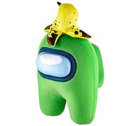 Among Us Huggable Plush Series 2 Verde con plátano 30 cm de altura (AU7208-A)