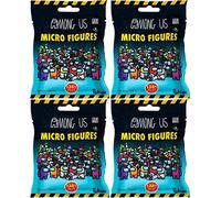 Among Us Micro Figura Ciego Paquete - Pack de 4 Con 2 Figuras, 8 en Total