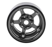AMONIDA 1.9 Ruedas Beadlock Aleación de Aluminio Llantas RC Fuertes y Duraderas para AXIAL SCX10 y Paquete de 4 (Color Ti)