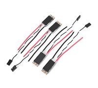 AMONIDA 4 Piezas 30A S ESC sin Escobillas para Cuadricóptero FPV, Componentes Electrónicos Duraderos 2-6S, Características Modo Amortiguado y Conmutación Rápida, Negro 1,4 X 0,7 X 0,2 Pulgadas (BLACK)