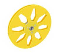 AMONIDA 7 Inch Cinta de Recogida Compatible con (YELLOW) | Material ABS duradero, 8 orificios resistentes al viento para mayor estabilidad, se adapta a todas las cintas de 1/4 de