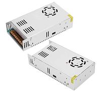 AMONIDA Adaptador de Controlador de Fuente de Alimentación de Interruptor DC12V Protección contra Cortocircuitos de Alta Eficiencia para Pantalla LED Aleación de Aluminio 1 Unidad (S-480-12