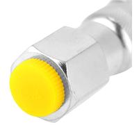 AMONIDA Adaptador de Prueba Hidráulica Acoplamiento de Rosca G1/4 a M16*2 de para Detección de Presión del Hidráulico, Lubricación, Muestreo de Aceite, Acero Al Carbono/acero Inoxidable, para