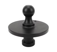 AMONIDA Adaptador de Quinta Rueda a Cuello de Cisne de 2 5/16 Pulgadas, Adaptador de Bola de Cuello de Cisne para Enganche de Remolque con Capacidad de Remolque de 30,000 Libras, Apto para Remolques y
