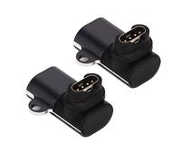 AMONIDA Adaptador Hembra Tipo C Duradero de 2 Uds para Carga de Reloj Inteligente, Adaptador Mini USB C Compacto, Aleación de Aluminio, 0,79x0,47x0,39 Pulgadas