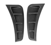 AMONIDA Alerón Lateral del Parachoques Delantero Elegante Divisor a Prueba de Golpes para, Diseñado para Dinámica, Hecho de Material ABS Duradero, 1 par (estilo de fibra de carbono)