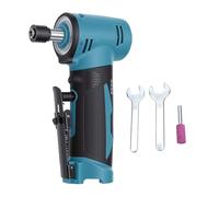 AMONIDA Amoladora de Troqueles Inalámbrica, 0-24500 Rpm, Portátil, de bajo Ruido, Agarre Cómodo, Amoladora Recta con Portabrocas de 1/4 de Pulgada, Muelas y Cuchillas,