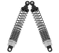 AMONIDA Amortiguador RC Ajustable de 110 Mm para Slash 2WD, Diseño de Resorte de Metal para Mayor Estabilidad y Reducción de Vibraciones, Juego de 2 (SILVER)