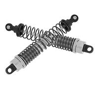 AMONIDA Amortiguador RC Ajustable de 110 Mm para Slash 2WD, Diseño de Resorte de Metal para Mayor Estabilidad y Reducción de Vibraciones, Juego de 2 (SILVER)