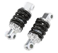 AMONIDA Amortiguadores de Suspensión Trasera Ajustables de 90 Mm para Scooter Eléctrico Minimoto ATV de 47 y 49 Aluminio y Acero Inoxidable Paquete de 2
