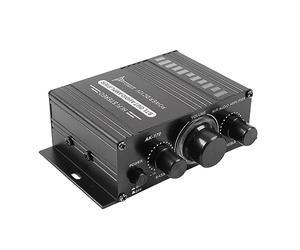 AMONIDA Amplificador de Potencia de Audio para Automóvil Mini Compacto de Doble Canal de 12 V para una Experiencia Musical Superior en la Mayoría de los Modelos de Automóviles