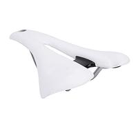 AMONIDA Asiento de Bicicleta Ergonómico a Prueba de Golpes para Mayor Comodidad en Bicicletas de Carretera y de Montaña, Reemplazo de Sillín Duradero y Transpirable (White)