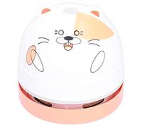 AMONIDA Aspirador Portátil de Mano con Diseño de Dibujos Animados para Uso en Escritorio, Minicolector de Polvo de Tamaño Compacto (Hámster)