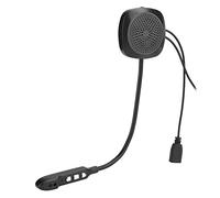 AMONIDA Auriculares de Motocicleta Bluetooth 5.0 Auriculares de Llamada Manos Libres para Montar en Motocicleta Negro 2 Unidades