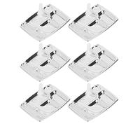 AMONIDA Bandeja de Cena Dividida Modelo Tamaño Mini, Juego de Platos de Resina Realista para Cocina y Decoración de Casa de Muñecas, Incluye 20 Bandejas, 20 Cucharas, Tenedores