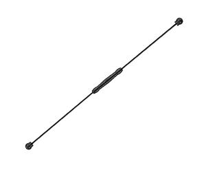 AMONIDA Barra de Ejercicios Elástica de Fibra de Vidrio de Primera Calidad con Ergonómico y Función de Mostrador para Entrenamiento Muscular en el Gimnasio en Casa (Tipo desmontable con contador)