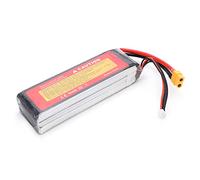 AMONIDA Batería de Polímero de Litio de 6000 MAh, 11,1 V, 45 C de Alto Rendimiento para Vehículos de Control Remoto, 145x43x28 mm