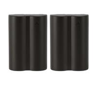 AMONIDA Batería de Repuesto para Cámara 5D 50D 40D 20D 30D 10D D60 Kiss, 2800mAh, Iones de Litio de Alta Capacidad para Fotografía Profesional, Paquete de 2
