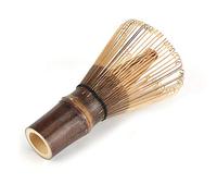 AMONIDA Batidor de bambú Matcha, Cepillo para Polvo de té Verde, Herramienta para una Fácil Preparación y Limpieza del té para Entusiastas del Batidor de de bambú Natural de 80 Puntas