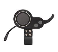 AMONIDA Bicicleta Eléctrica Pantalla LCD, 2 en 1 Scooter Eléctrico Pantalla LCD Medidor Acelerador de Dedo con Enchufe Impermeable