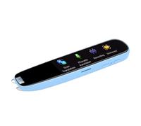 AMONIDA Bolígrafo de Escaneo WiFi, Dispositivo Traductor Multiusos Inteligente, Compacto y Portátil para Viajeros, Soporte Integrado de 112 Idiomas (Blue)