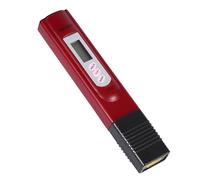 AMONIDA Bolígrafo Digital LCD para Prueba de Calidad del Agua, Medidor TDS de Bolsillo para Hidroponía, Laboratorios de Acuicultura, Hospitales, Piscinas (rojo)