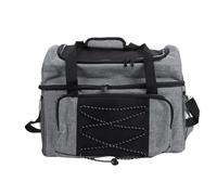AMONIDA Bolsa de Lona de Gran Capacidad para Pelotas de Bolos, Bolsas para Pelotas con Compartimento para Zapatos, Bolsa Deportiva Ligera con Bolsillos Laterales, Ideal para Botella de Agua y Toalla