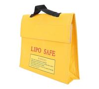 AMONIDA Bolsa Segura para Batería Lipo con Cierre de Gancho y Bucle para Medidas de Seguridad Proactivas Bolsa de Almacenamiento 1 Unidad