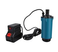 AMONIDA Bomba de Agua Sumergible sin Cable, Flujo 120L/H Altura Bomba de Desagüe con Compartimento de de Transferencia de Agua para Riego Jardín y Drenaje de Piscina (Enchufe de la UE)