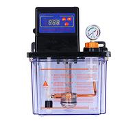 AMONIDA Bomba de Lubricación Automática, Capacidad de 2.0 L | Construcción de aleación de aluminio, indicador visual de aceite, rendimiento estable