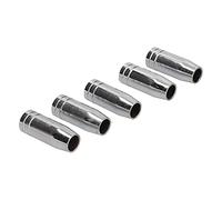 AMONIDA Boquilla de Pistola de Soldar Cónica de Latón, Copas Protectoras para Consumibles de Antorcha 25AK MIG MAG, Resistentes a Altas Temperaturas, 5 uds.