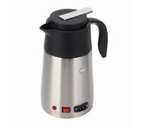 AMONIDA Botella Calentador de Agua Portátil para Coche, 1200ml, con Construcción de Acero Inoxidable, para Viajes, Conducción Autónoma de 12/24V (24V)