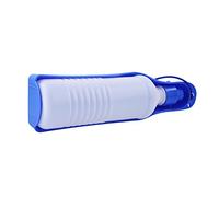AMONIDA Botella de Agua de Viaje Portátil de 500 Ml para Perros con Bandeja Dispensadora, Ideal para Excursiones de Senderismo, Playa y Acampadas (500ML)