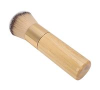 AMONIDA Brocha de bambú Respetuosa con el Medio Ambiente para una Aplicación Perfecta del Maquillaje, Ideal para Todo Tipo de Piel