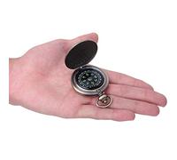 AMONIDA Brújula de Reloj de Bolsillo Vintage, Herramienta de Navegación de Aleación de Zinc, Brújula para Exteriores Abierta con Orientación, Ideal para Viajes, Senderismo y Acampada