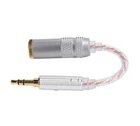 AMONIDA Cable Adaptador de Macho a Hembra para HiFiman ZX300A, Ligero, Sonido Claro, Cable de Conversión de 3,5 Mm, 14 Cm/5, Pulgadas (3. revolución Tridimensional 4.4 Equilibrio)