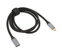 AMONIDA Cable de Extensión USB C, Sincronización de Datos de 10 Gbps USB C 3.1 Gen 2 Cable Macho a Hembra Compatibilidad Amplia Salida de Video 4K 60Hz para Muelles (1 m/3,3 pies)