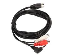 AMONIDA Cable DIN de 5 Pines a 2 y 3,5 Mm para Conexión de Sonido de Alta Fidelidad, Adecuado para Parlantes e Instrumentos Musicales, Material ABS Duradero