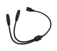 AMONIDA Cable Dual XLR Hembra a RJ45 Hembra, Divisor de Alta Fidelidad para Stage Studio, 0,5 M, Plug and Play
