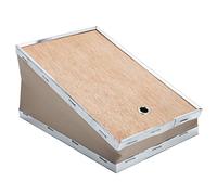 AMONIDA Caja de Ahumador para Abejas, Piezas de Repuesto para Apicultores | Madera y Acero Inoxidable, Herramienta de Humo Frío para Inspecciones de Colmenares, 19 x 12 x 4 cm