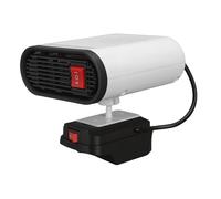 AMONIDA Calentador Portátil para Automóvil, Calentador Eléctrico Eficiente, de Cabezal Giratorio de 360 Grados con Ajuste de Inclinación de 160 Grados, Ideal para Automóviles Pequeños