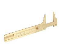 AMONIDA Calibrador de Latón, Herramienta de Medición de Precisión de (100 | Material de latón duradero, ligero y portátil, alta precisión de 0,1 mm.