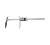 AMONIDA Calibrador Digital, Micrómetro Electrónico de Acero Inoxidable de 0 a 300 Mm, Herramienta de Pantalla LCD Grande con Puerto de Datos RS232, Ideal para Joyeros, Carpinteros y Mecánicos