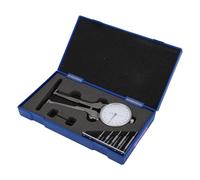 AMONIDA Calibrador Interior con Esfera de Calibre de 55 a 153 Mm con Lecturas Claras y 10 Cabezales Intercambiables para Medir el Diámetro Interno Construcción Duradera de Aluminio